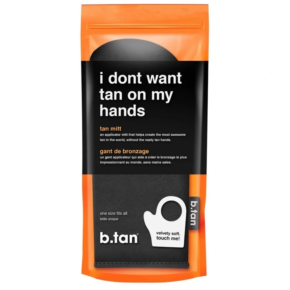 b.tan i don't want tan on my hands…tan mitt